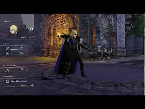 Fire Emblem Three Houses - Dimitri Side Dodge