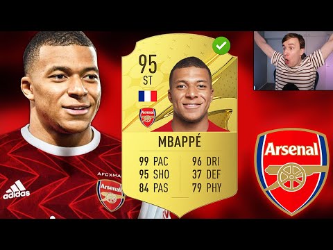 OMG MBAPPE SIIRTYI ARSENALIIN! - ARSENAL CAREER MODE #25