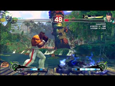 SSF4 AE: bandofoutsider (Oni) VS masa2222  (Dudley)