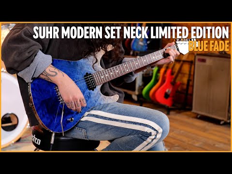 Suhr Modern Set Neck Limited Edition | Blue Fade