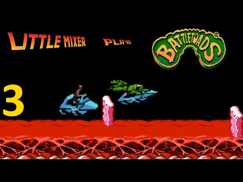 Little MIXER plays Battletoads(NES) - Episode 3 - Trial by Fire