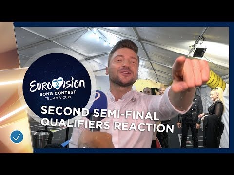 First reaction from the qualifiers of the Second Semi-Final! - Eurovision 2019