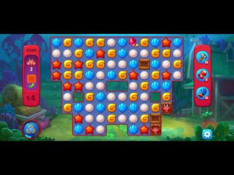 Fishdom Hard level 4394 no boosters フィッシュダム