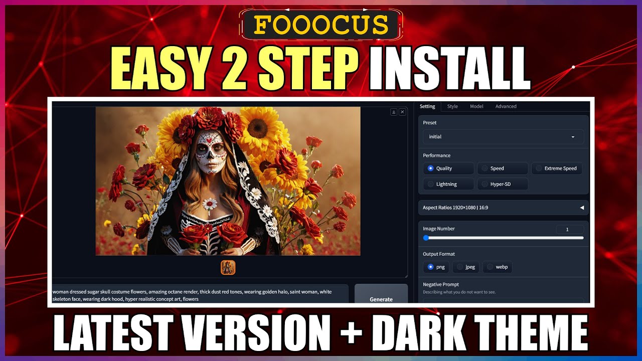 Install Fooocus in 2 Easy Steps - Latest Version + Dark Theme