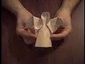 Ангел из бумаги оригами Angel of paper Origami 