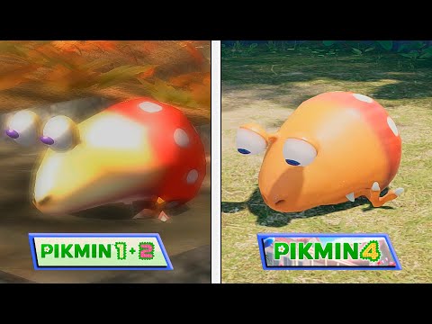 Pikmin 4 | Enemies Models Evolution | 2001 - 2023