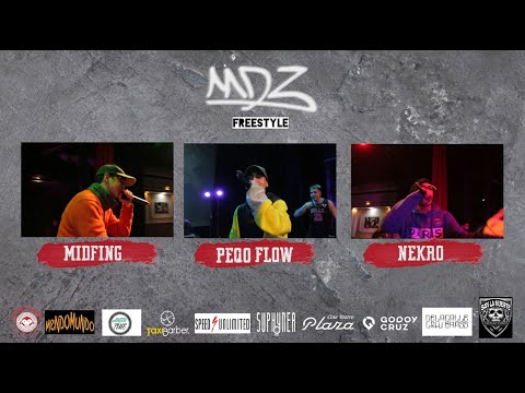 MIDFING vs PEQO FLOW vs NEKRO   OCTAVOS MDZ FREESTYLE