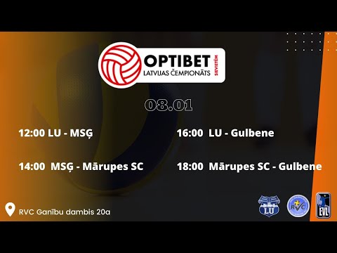 Optibet LČS 08.01.2022 - Rīgas Volejbola Centrs