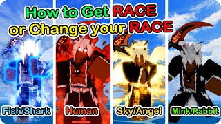How to Get Race or Change Race Blox Fruits (Beginner