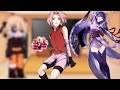 Naruto React To Sakura As Raiden Shogun From Genshin Impact