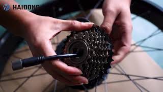 How to replace a freewheel of an ebike? Let