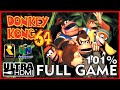 DONKEY KONG 64 101 FULL GAME Walkthrough Original N64 UltraHDMI No Commentary