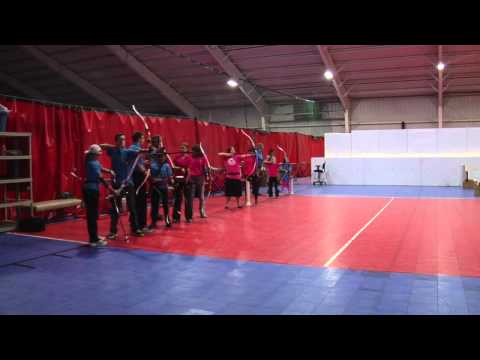 Competitive Junior Olympic Archery team receives presidential service award