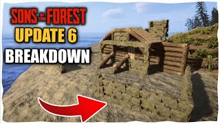 STONE BUILDABLES! - Sons Of The Forest Update 6 Breakdown
