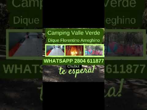 👍Abierto!! Camping Valle Verde Dique Florentino Ameghino Chubut Argentina WhatsApp 2804611877