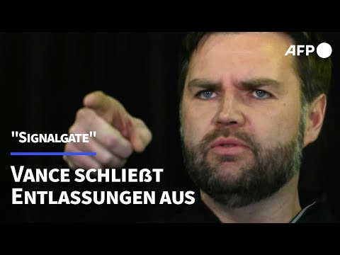 Signalgate: US-Regierung schließt Entlassungen aus | AFP