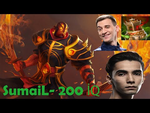 SumaiL- 200 İQ Ember Spirit with Arteezy Terrorblade Pro Players Highlights GG DotA