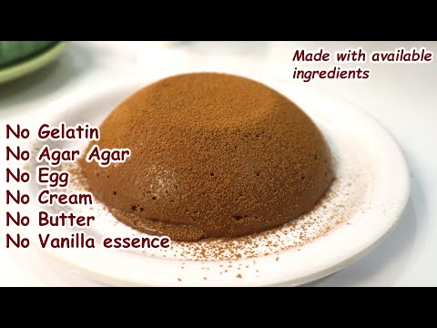 Homemade Chocolate Pudding | Homemade Chocolate Pudding with simple ingredients | Chocolate Dessert