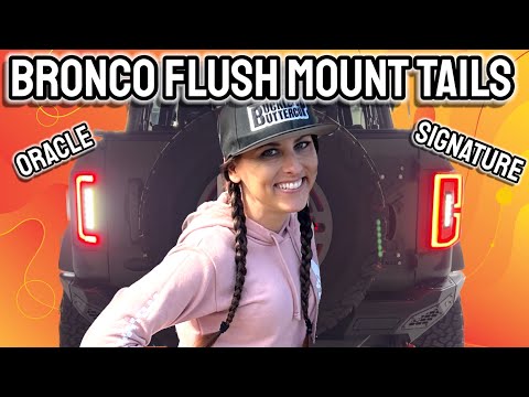 Oracle Flush Mount Light Tail Lights Install for 2021+ Ford Bronco