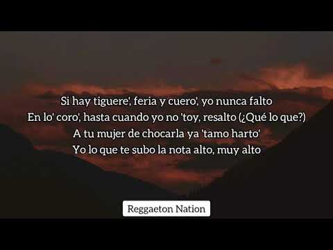 @ElAlfaElJefeTV TE LLENASTE _ (en letra)