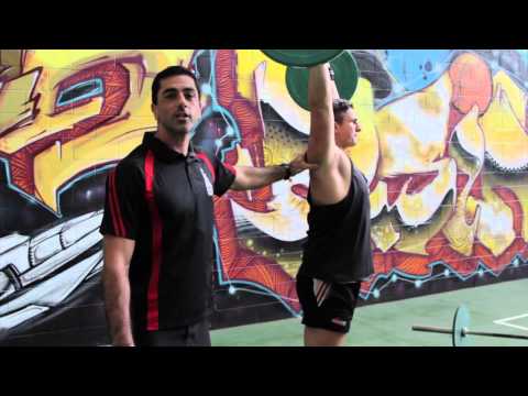 FTI: Barbell Exercise Overhead Press: The Correct Positioning for Efficiency and Safety