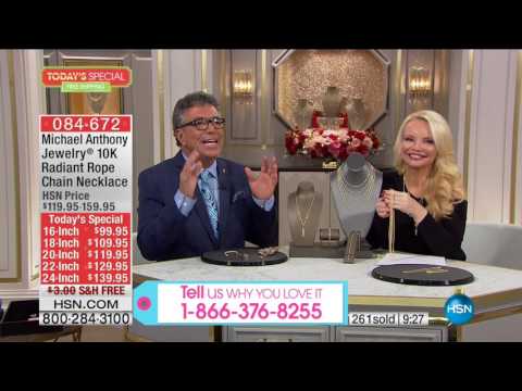 HSN | Michael Anthony Jewelry Gifts 11.30.2016 - 12 AM