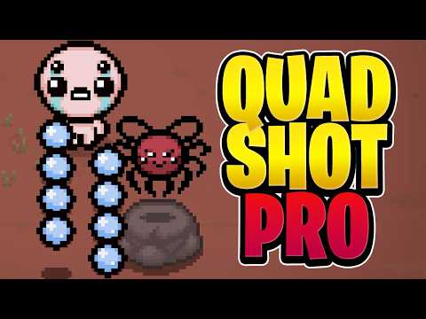Pruebo el CUADRUPLE SHOT MEJORADO en The Binding of Isaac