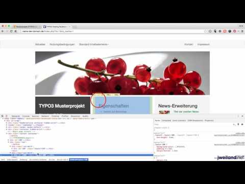 Musterprojekt TYPO3 Version 7 - Teil 8: Inhaltselemente farblich hervorheben
