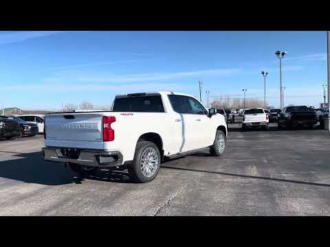 2026 Chevrolet Silverado 1500 Crew Cab Short Box 4-Wheel Drive LTZ in White for sale at Lally Chevrolet Ltd. in Tilbury, ON