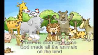 The creation story  - &quot;God created the world&quot;