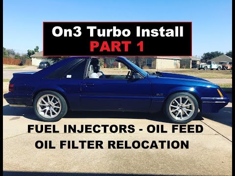 FOXBODY On3 Turbo Install - Part 1 - Fuel and Oil