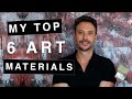 Useful Art Supplies For Acrylic Abstract Painting My Top 6 Art Materials