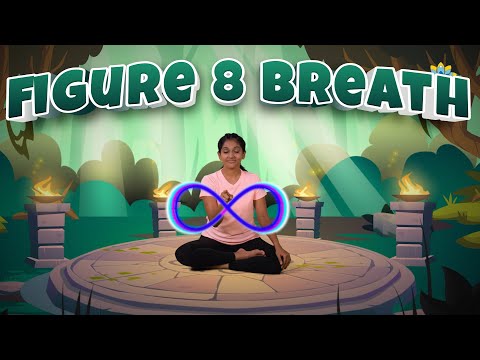 Breathing Exercise for Kids for Focus and Concentration | Kids Yoga | Figure 8 Breath | Yoga Guppy