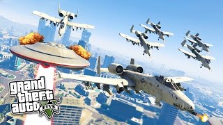 GTA 5 PC Mods - ALIEN UFO INVASION APOCALYPSE MOD! GTA 5 ARMY vs ALIENS Mod! (GTA 5 Mod Gameplay)