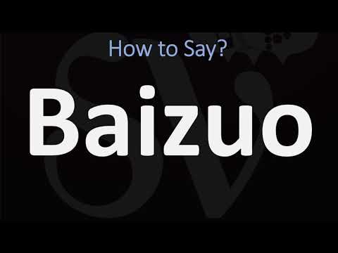 How To Pronounce Baizuo? 白左