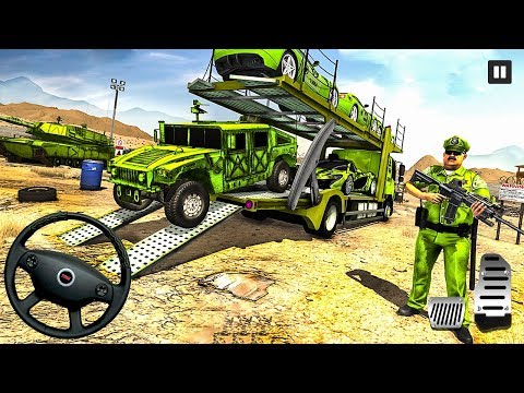 US Army Transport Truck Simulator - Luxury Army Cars Driving - Android Gameplay