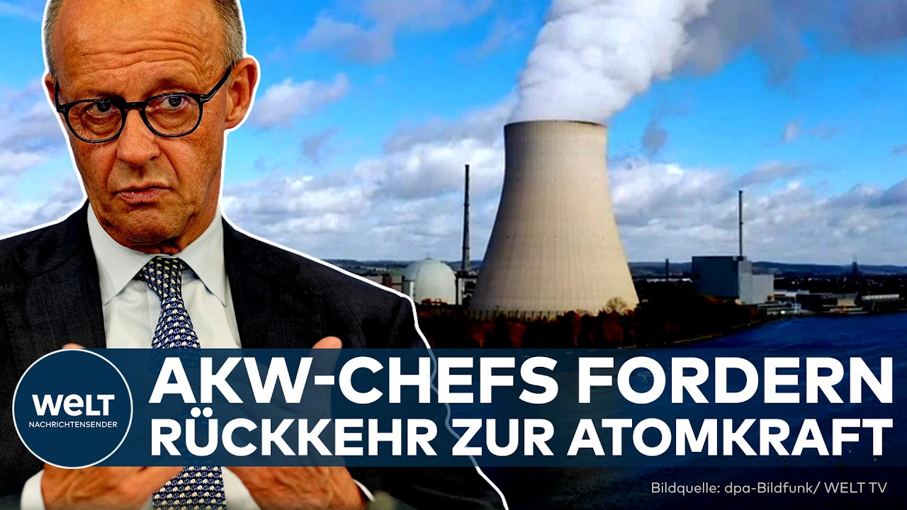 ATOMKRAFT IN DEUTSCHLAND: Ex-Werksleiter fordern Merz zur Reaktivierung deutscher Kernkraftwerke auf