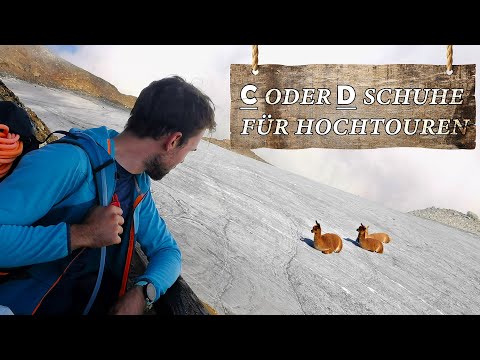 Which shoes for mountaineering? - The difference between category C and D