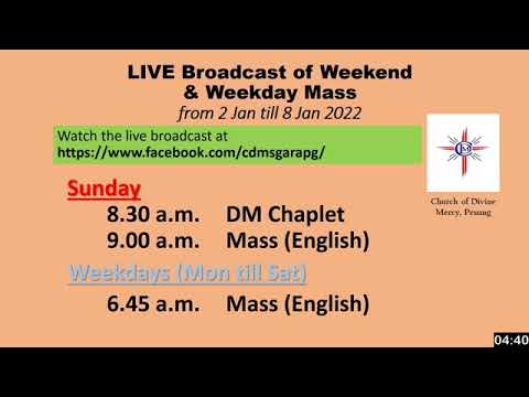 Wednesday after Epiphany ¦ 5th January 2022