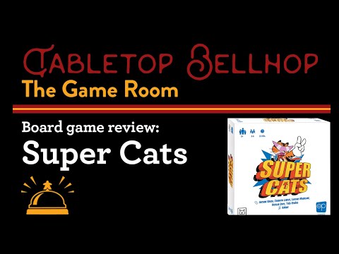 Board Game Review of Super Cats - A improvement on Rock, Paper, Scissors by some Big Names in gaming