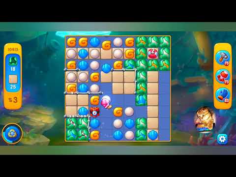Fishdom, 10413 level,no Booster - 10413 уровень, прохождение без бустеров.