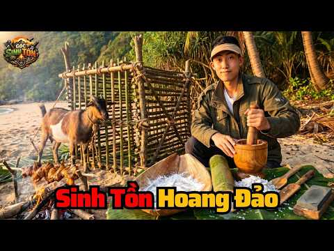 Sinh Tồn Trên Hoang Đảo: Cách Chế Biến Tinh Bột Dừa & Đại Tiệc Thịt Dê Sau 5 Ngày Đói Lã