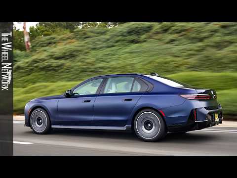 2027 BMW 7 Series 740 M Sport Package Pro | 2-Tone Tanzanite Blue | Driving, Interior, Exterior [4K]