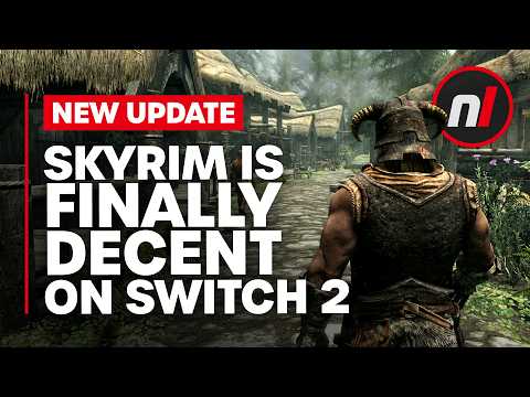 Skyrim's Latest Switch 2 Update Includes a True 60fps Mode - Comparison