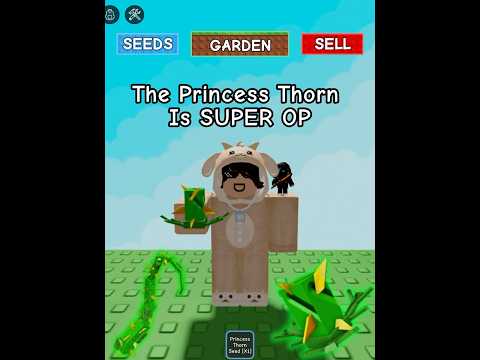 The New Princess Thorn Is SUPER OP!! #growagarden 