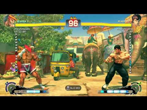 hageshii jeng [Fei] vs charysmasato [Adon] SSF4 Japanese Online Ranked Matches - TRUE-HD