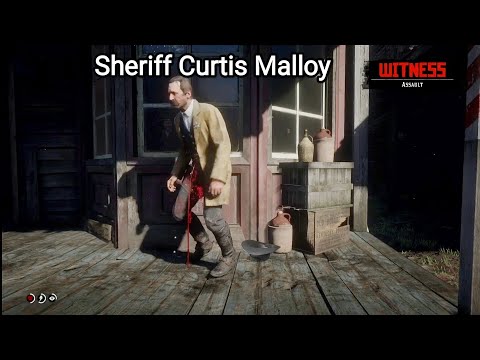 The Most Painful Death I've Witnessed in RDR2 (Sheriff Malloy) - Red Dead Redemption 2