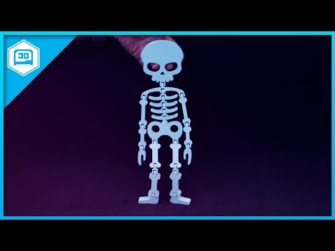 Bendy Skeleton #3DPrinting Timelapse @adafruit #adafruit