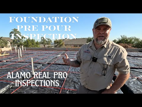 Pre Pour Foundation Inspection, Alamo Real Pro Inspections