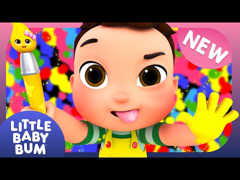 NEW! Twinkle Calming Colors ⭐ Baby Max Creative Time! Little Baby Bum - Nursery Rhymes for Babies